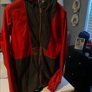 Spring Sale Markdown Columbia Men's Red and Black Hooded Jacket